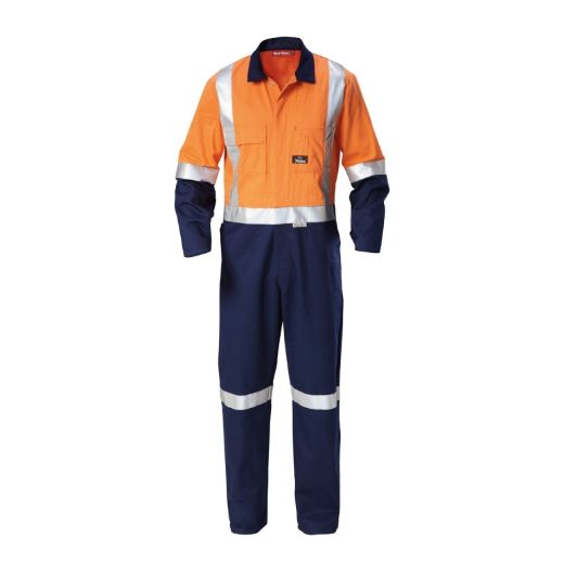 Picture of HI VIS 2TONE TAPED DRILL COVERALL